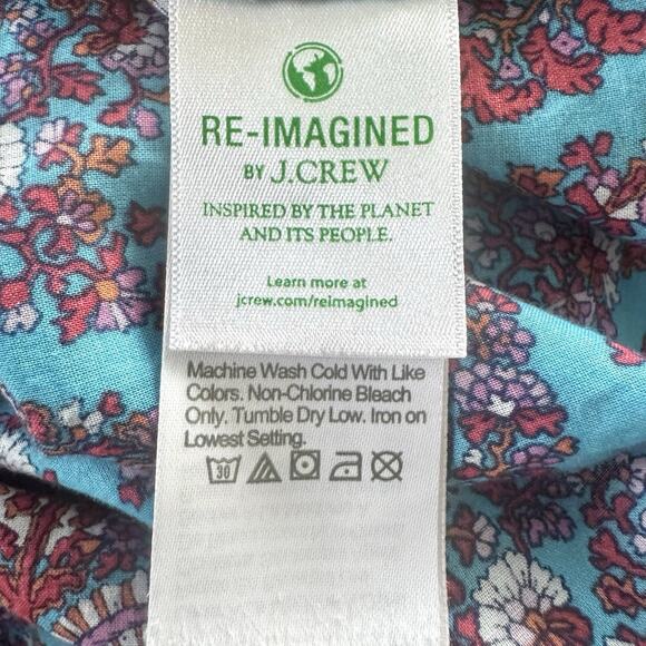 J.Crew ReImagined Sz Small Purple Flutter Sleeve Mini Sun Dress - Picture 9 of 12